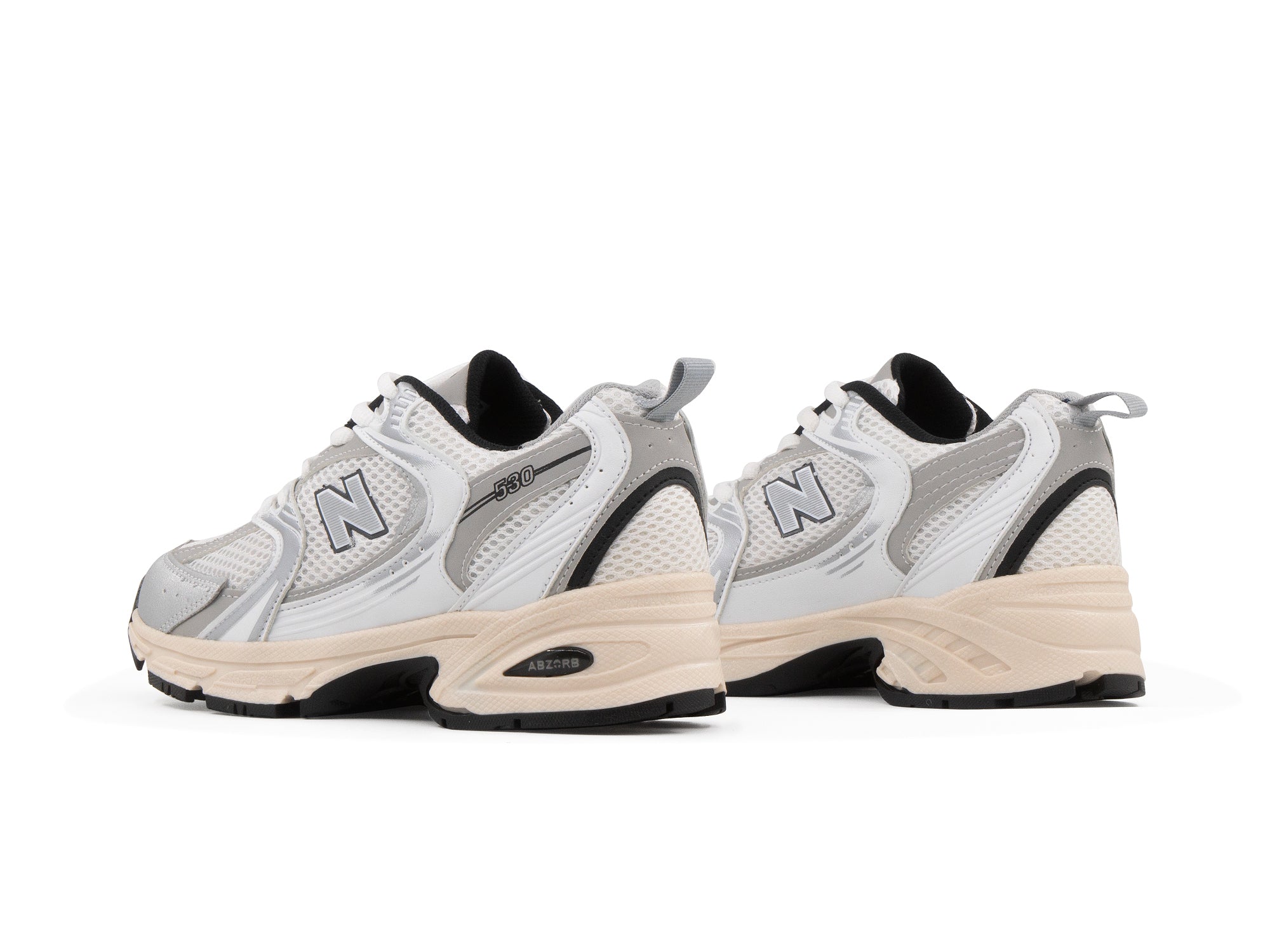 Tenis New Balance 530 Plata Crema 1.1 Premium