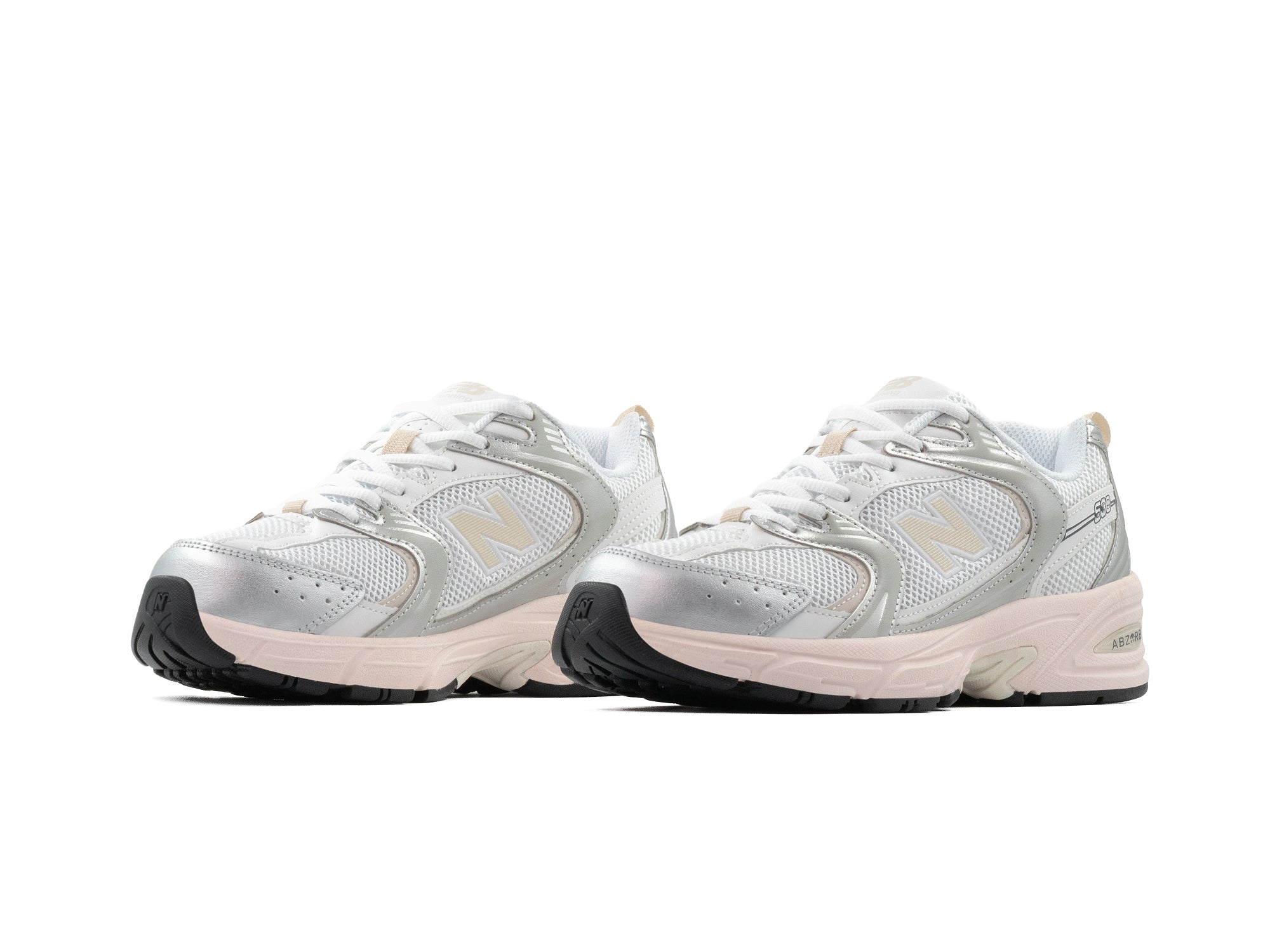Tenis New Balance 530 Silver Metallic Linen Importado