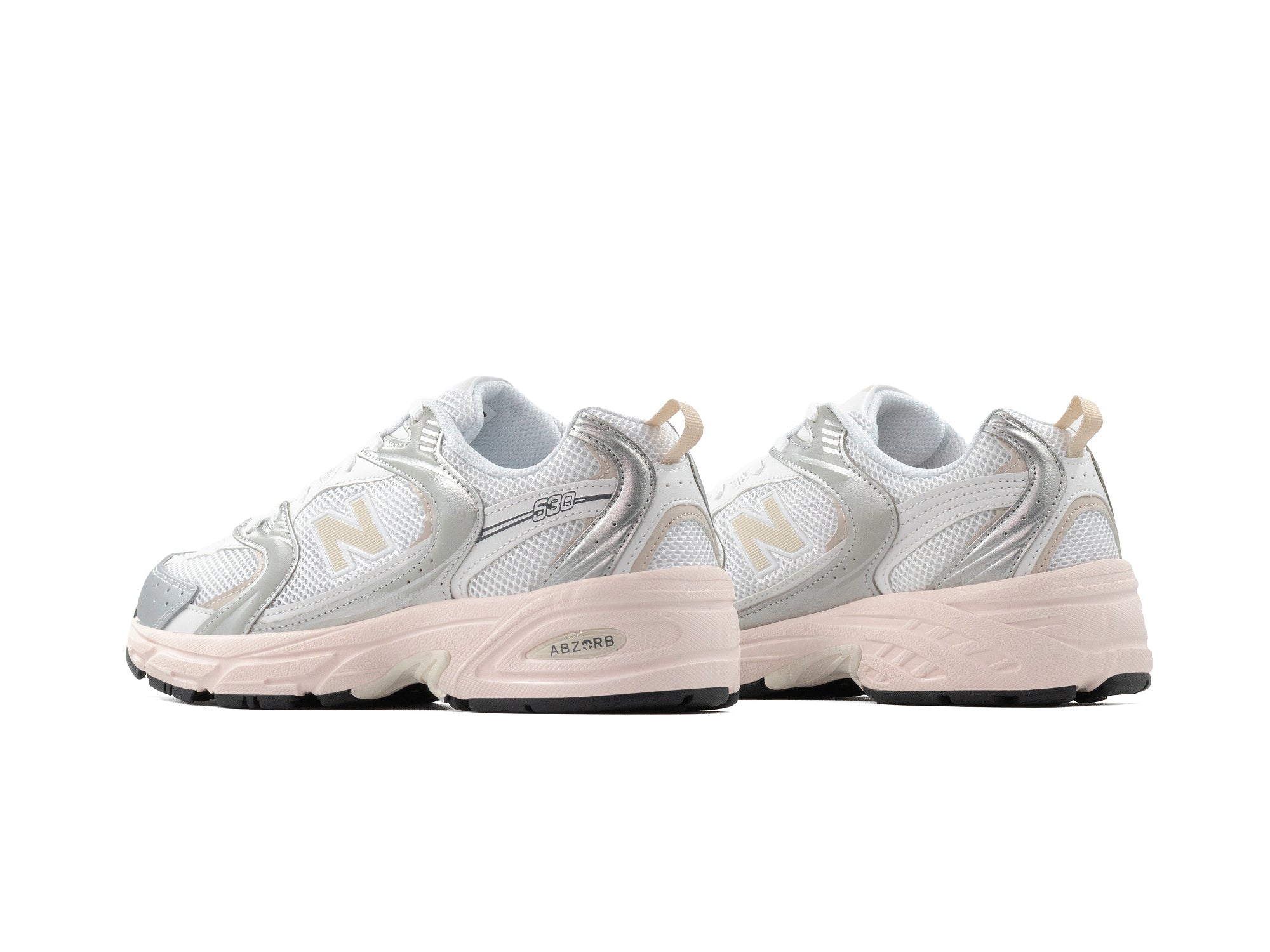 Tenis New Balance 530 Silver Metallic Linen Importado