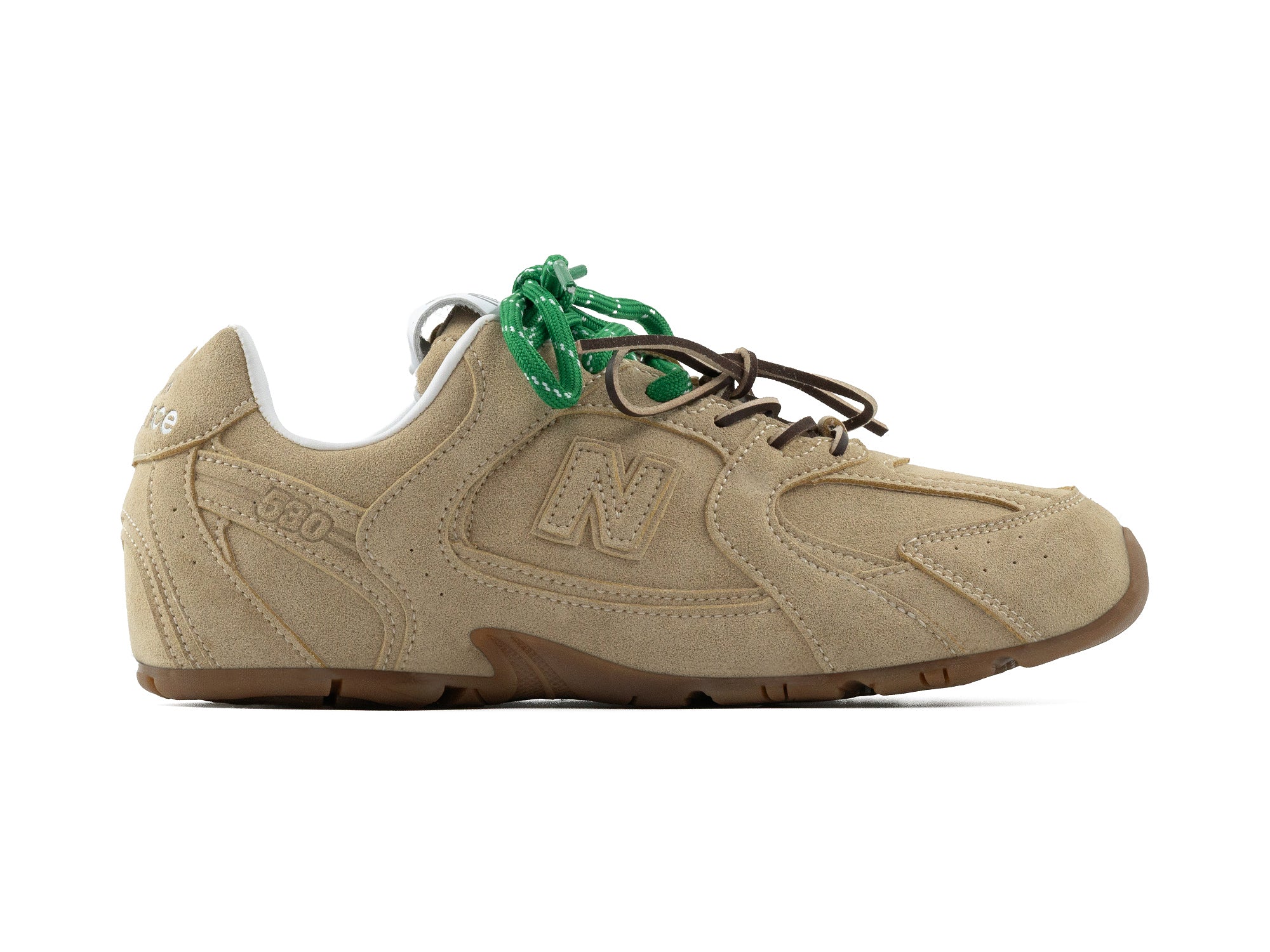 Tenis New Balance 530 SL Miu Miu Ecru Importado