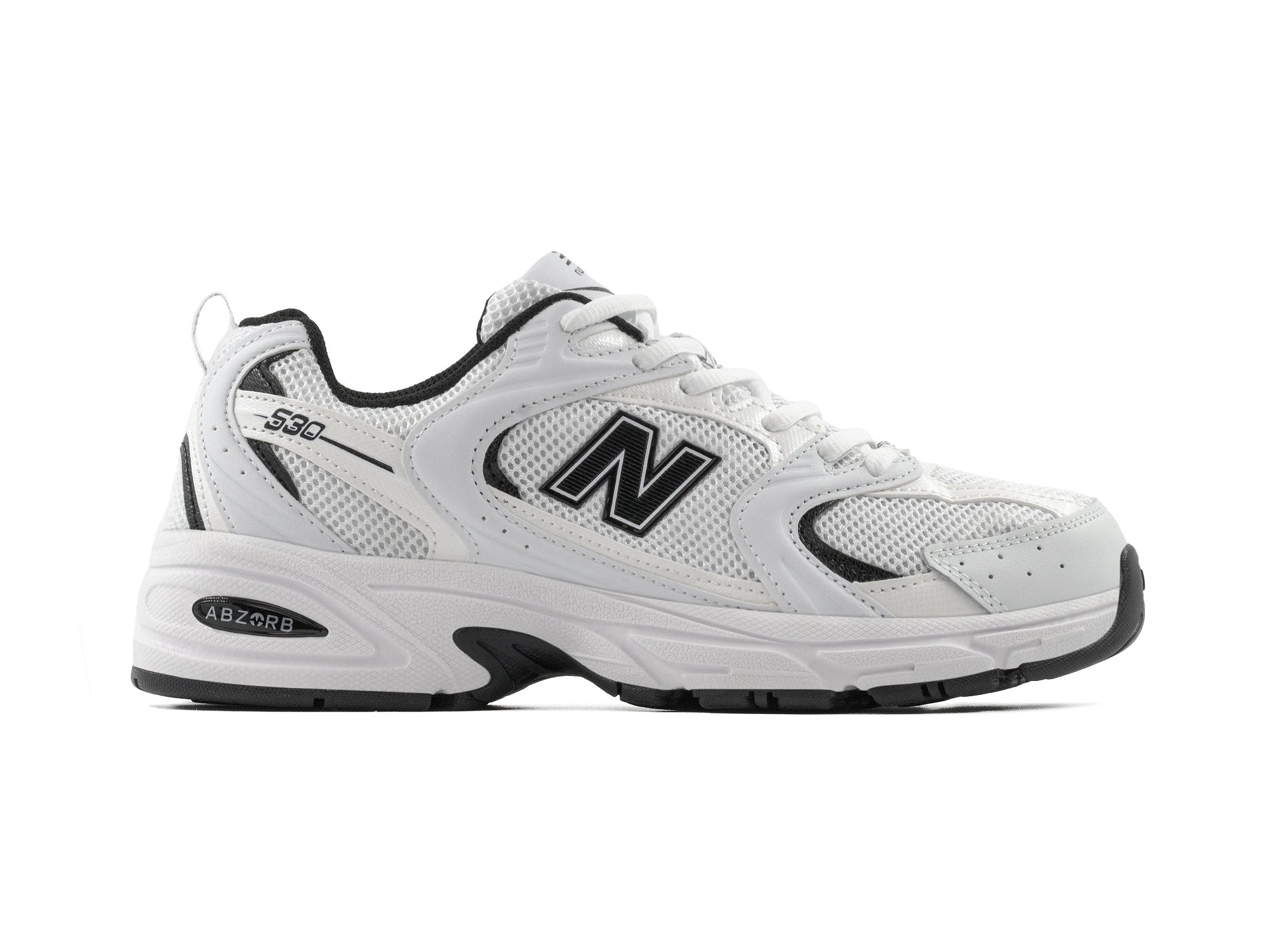 Tenis New Balance 530 White Black Importado