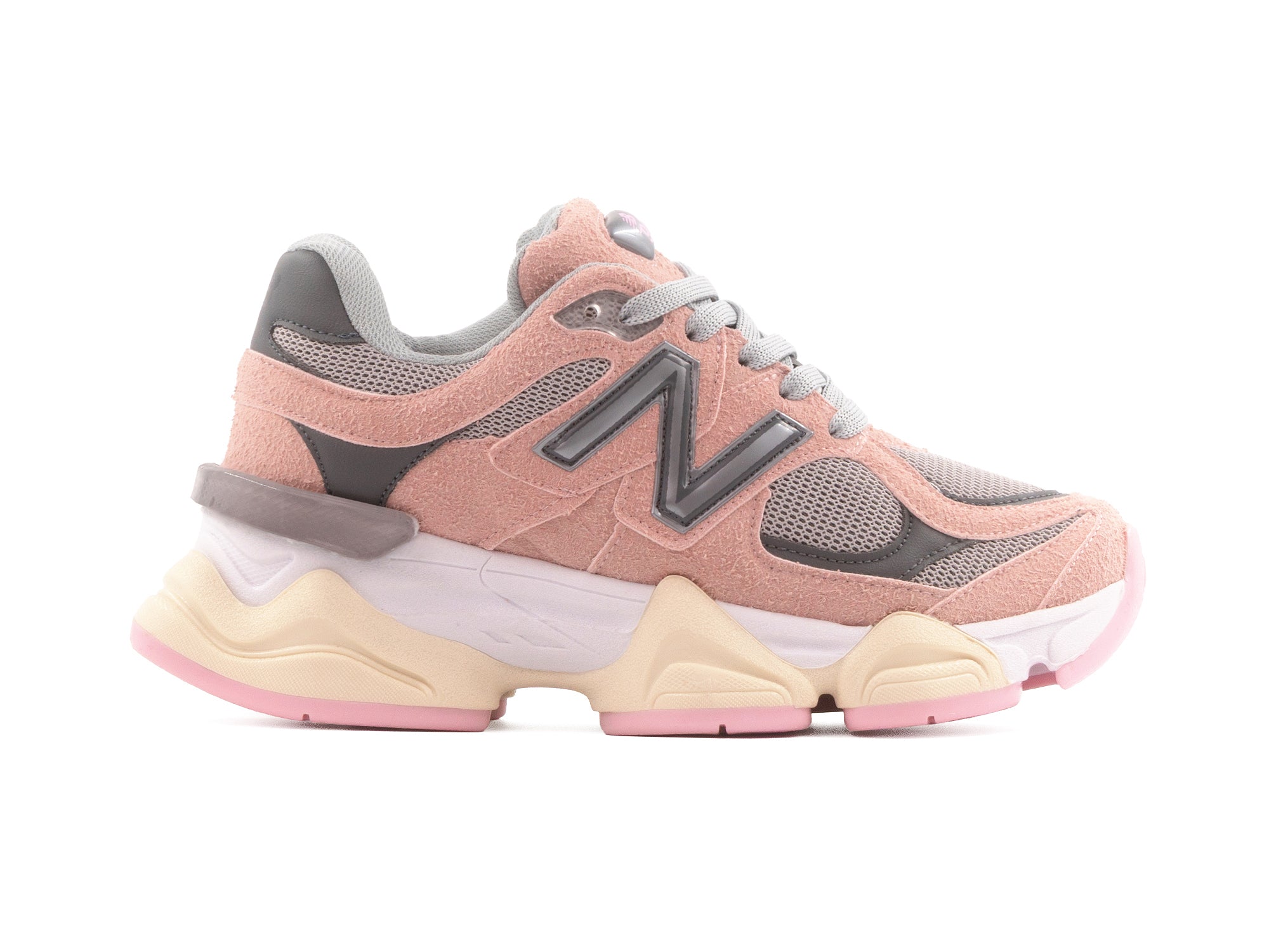Tenis New Balance 9060 Gris Rosa
