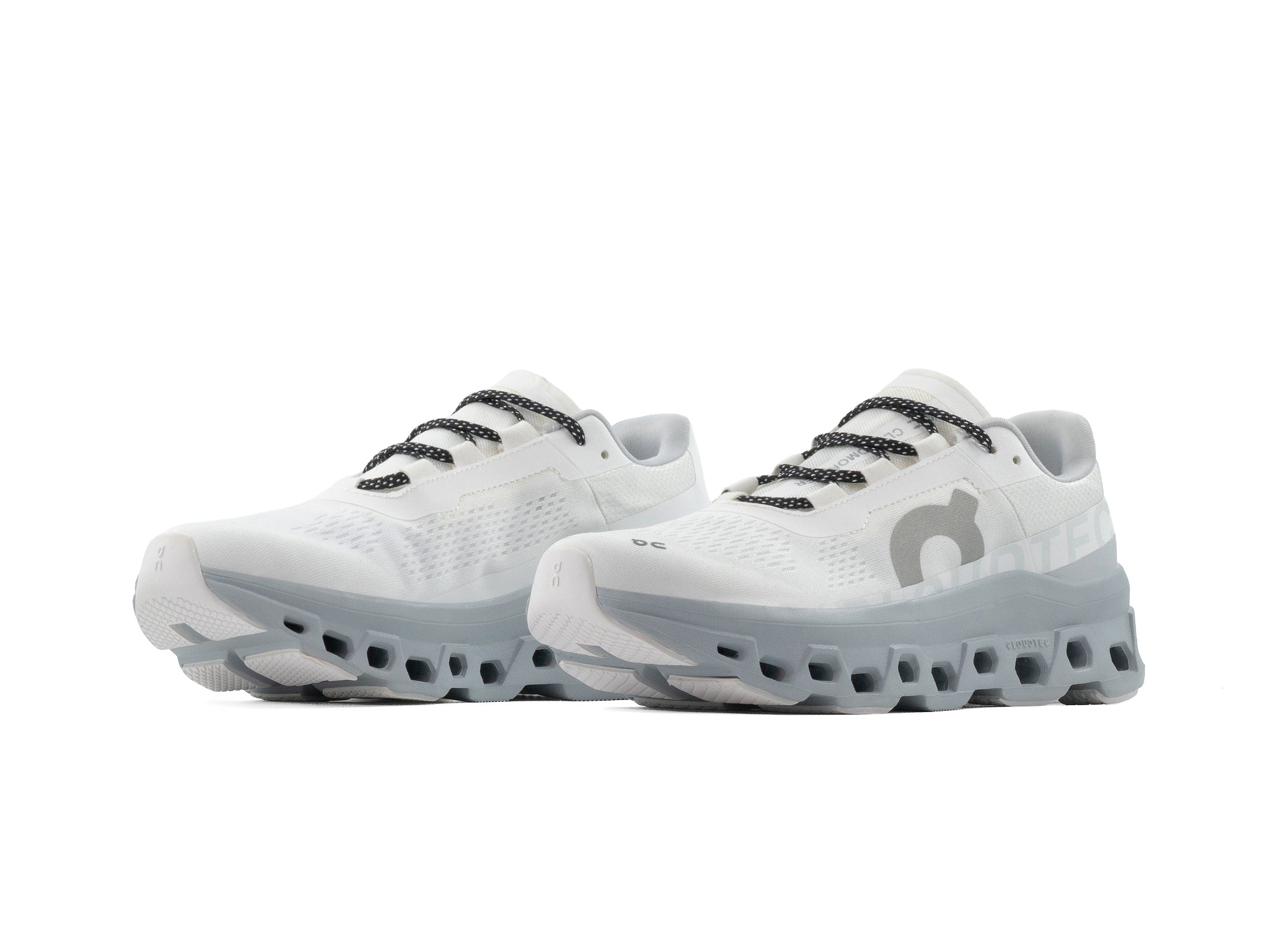 Tenis On Cloud Monster White Glacier Importado
