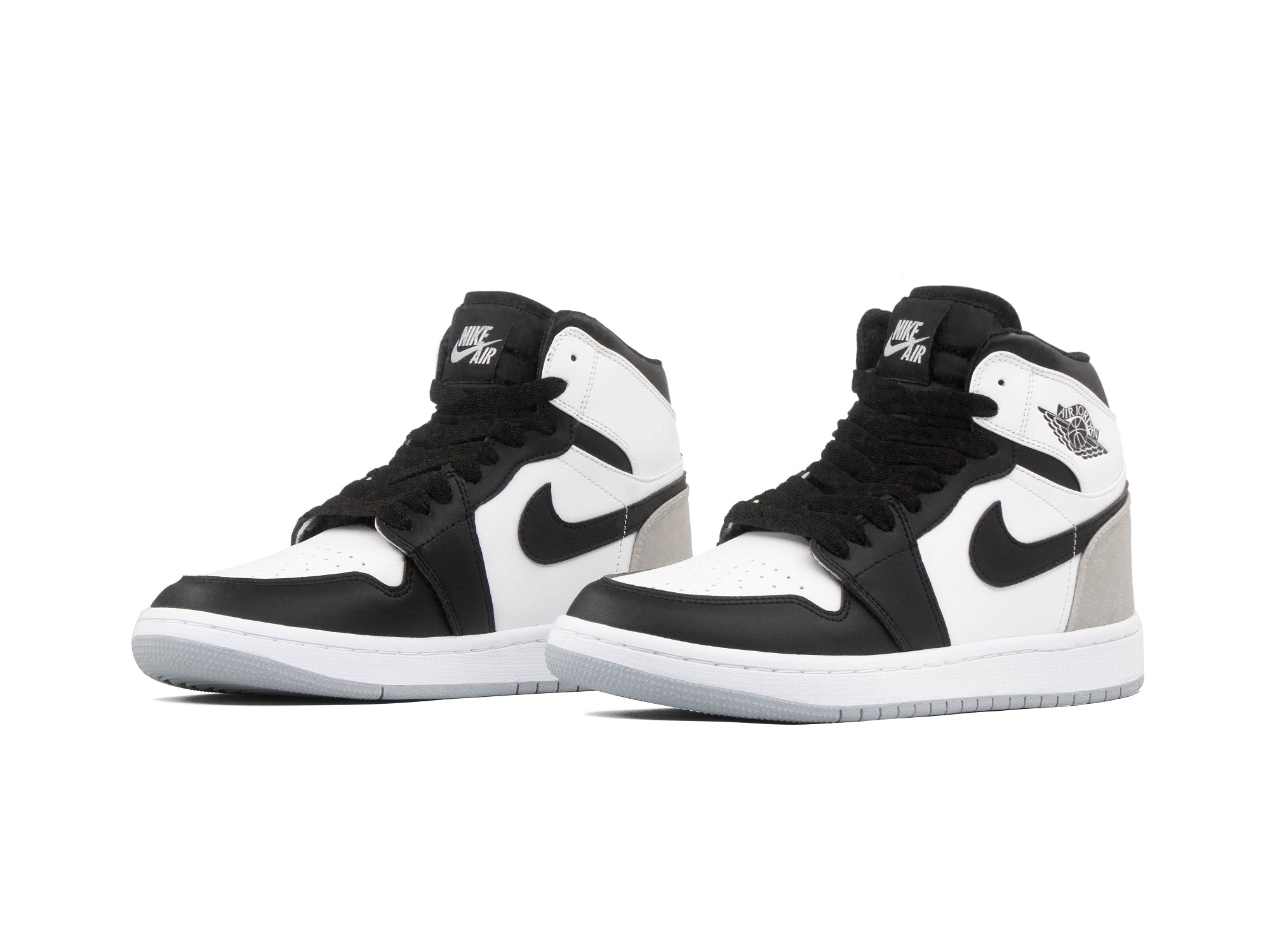 Tenis Retro 1 Blanco Negro Gris