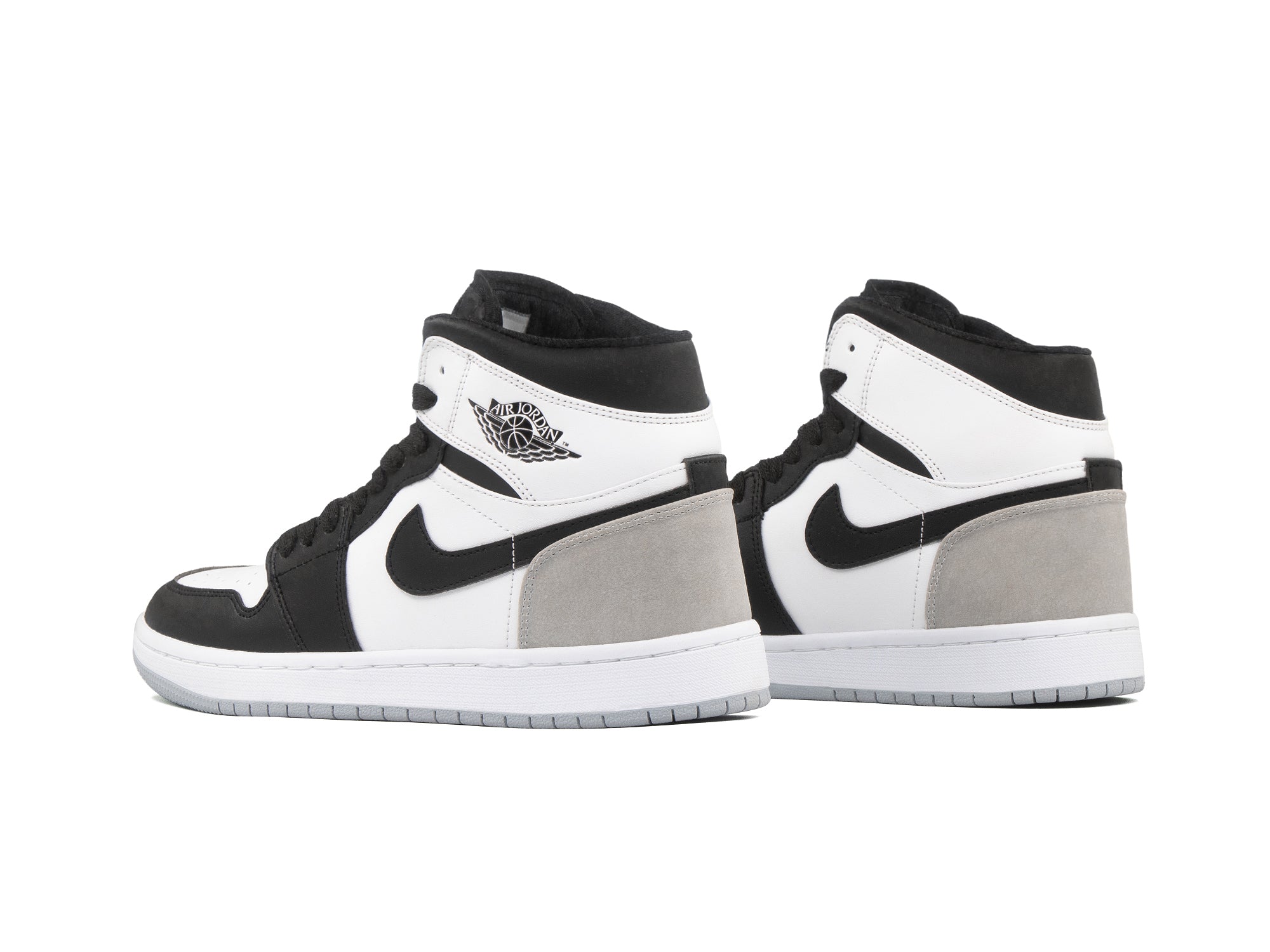 Tenis Retro 1 Blanco Negro Gris