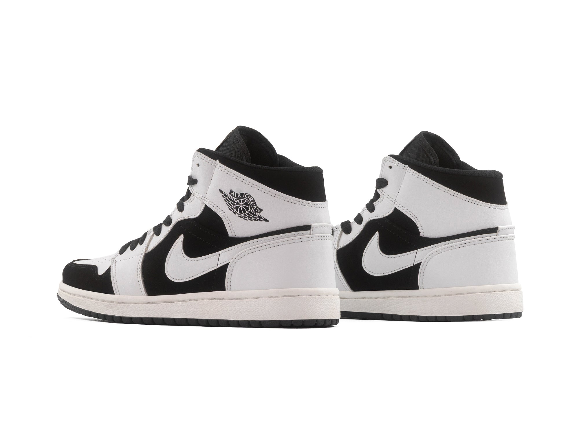 Tenis Retro 1 Blanco Negro Panda