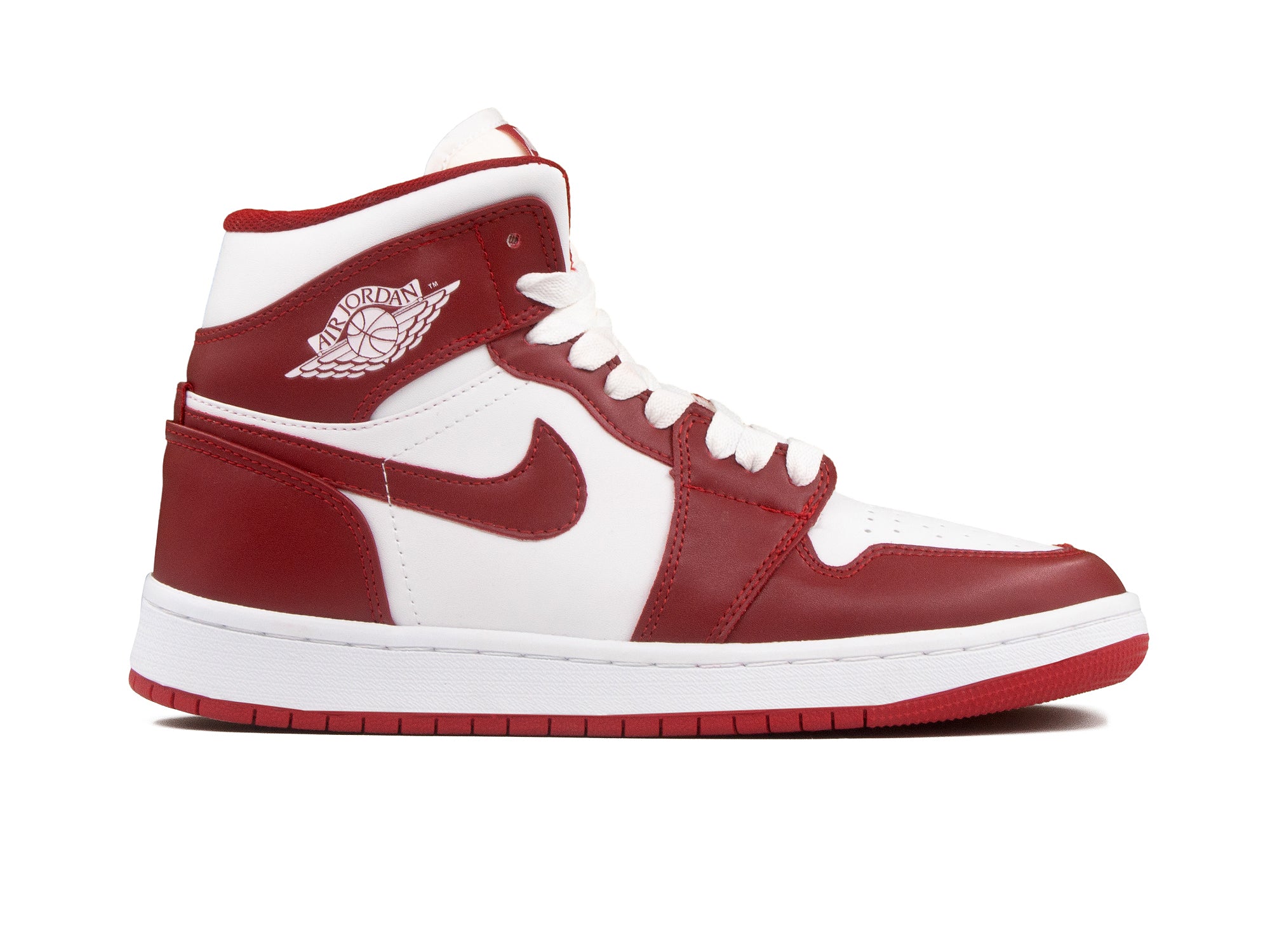 Tenis Retro 1 Blanco Rojo
