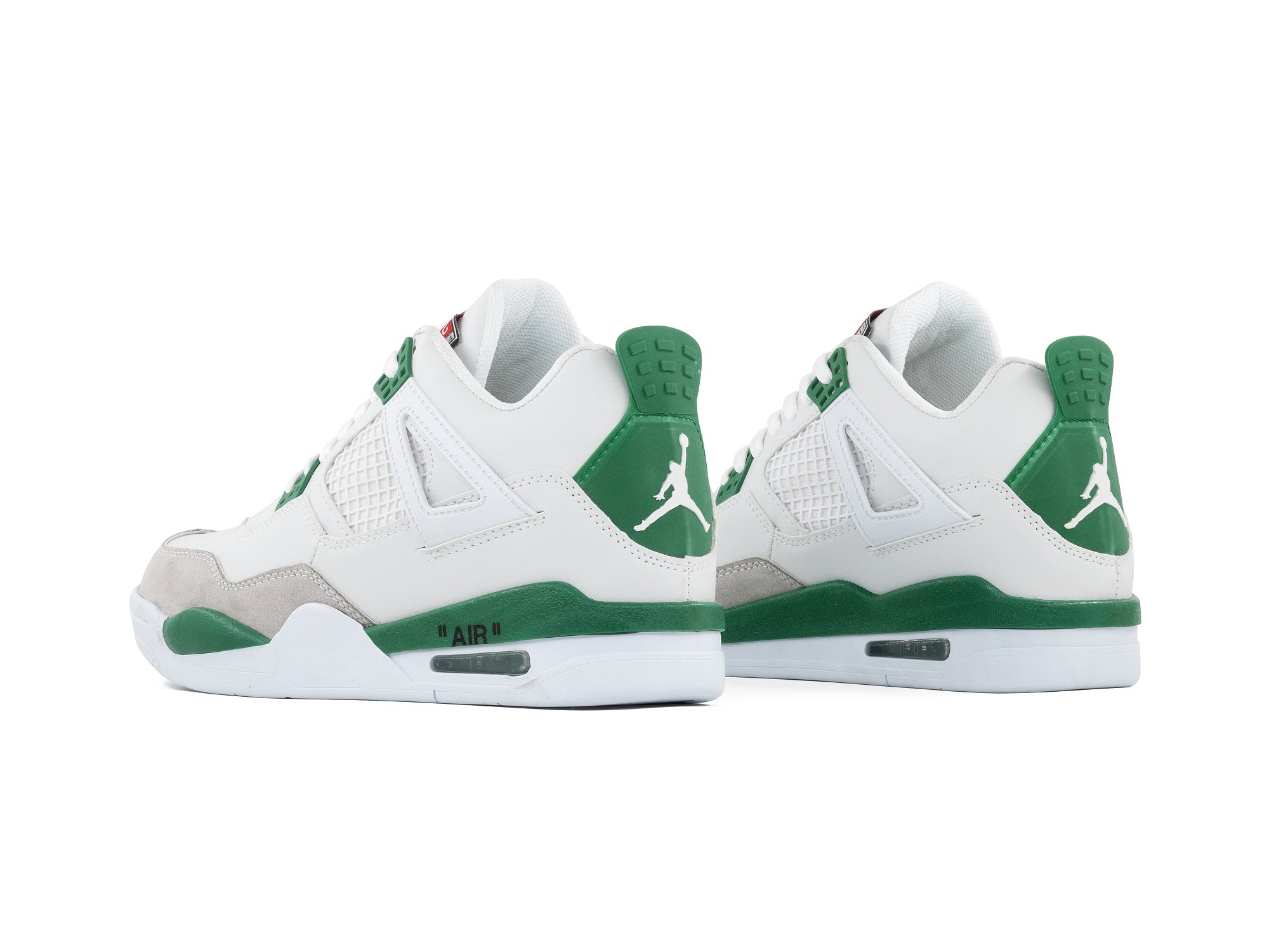 Tenis Retro 4 Blanco Verde