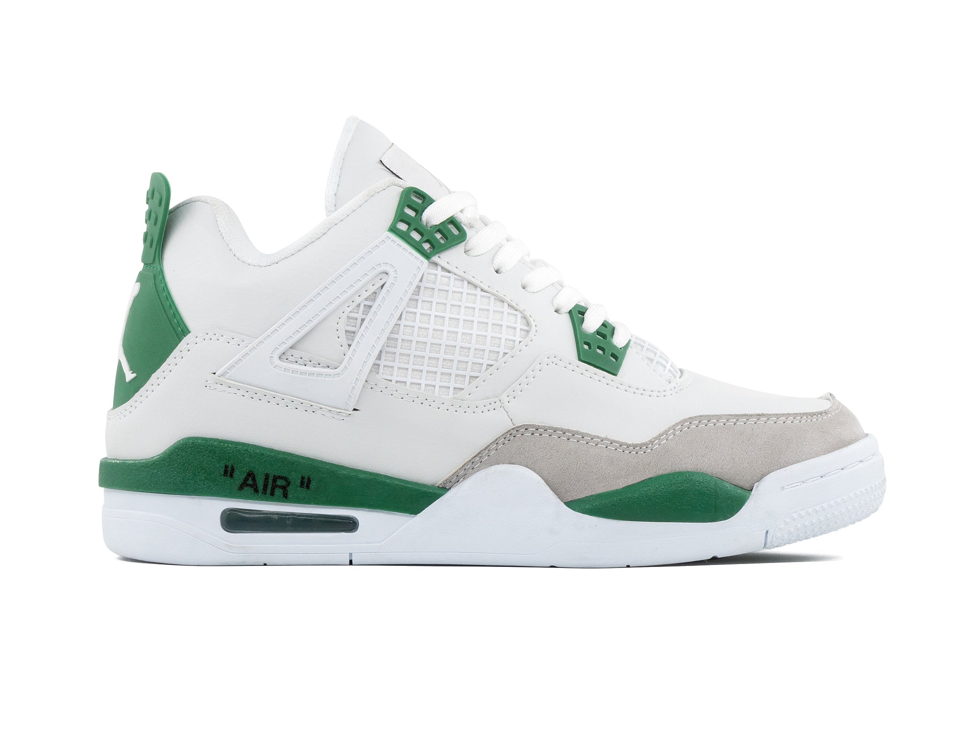 Tenis Retro 4 Blanco Verde