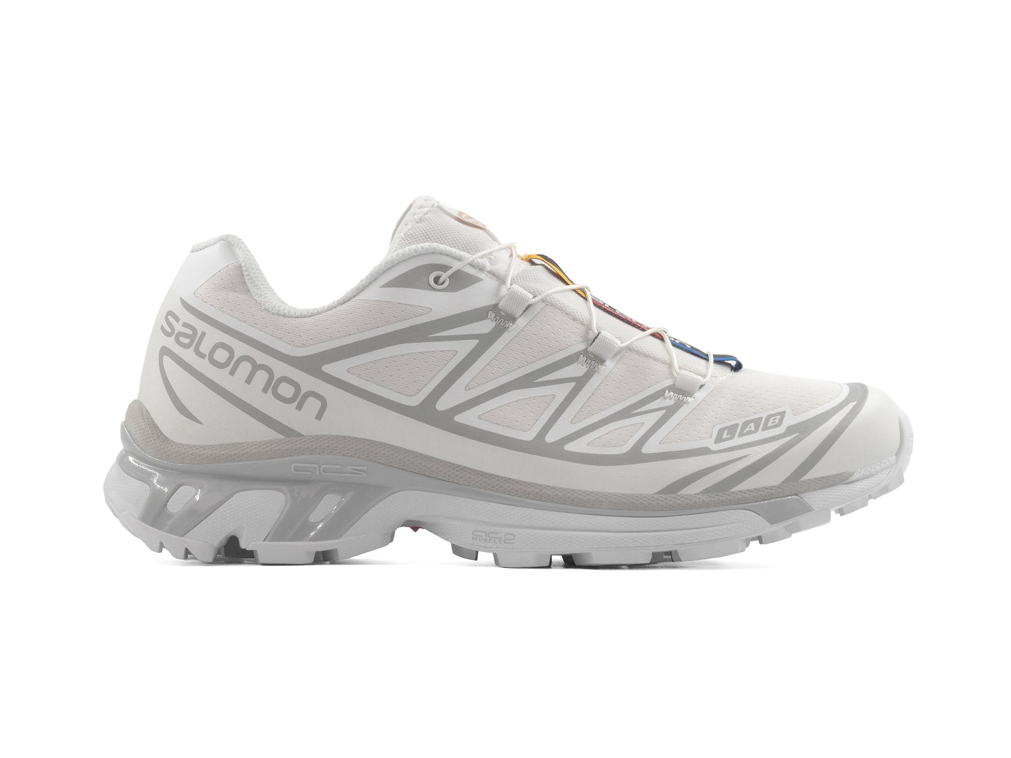 Tenis Salomon Xt6 Gore Tex Blanco Plata Importado