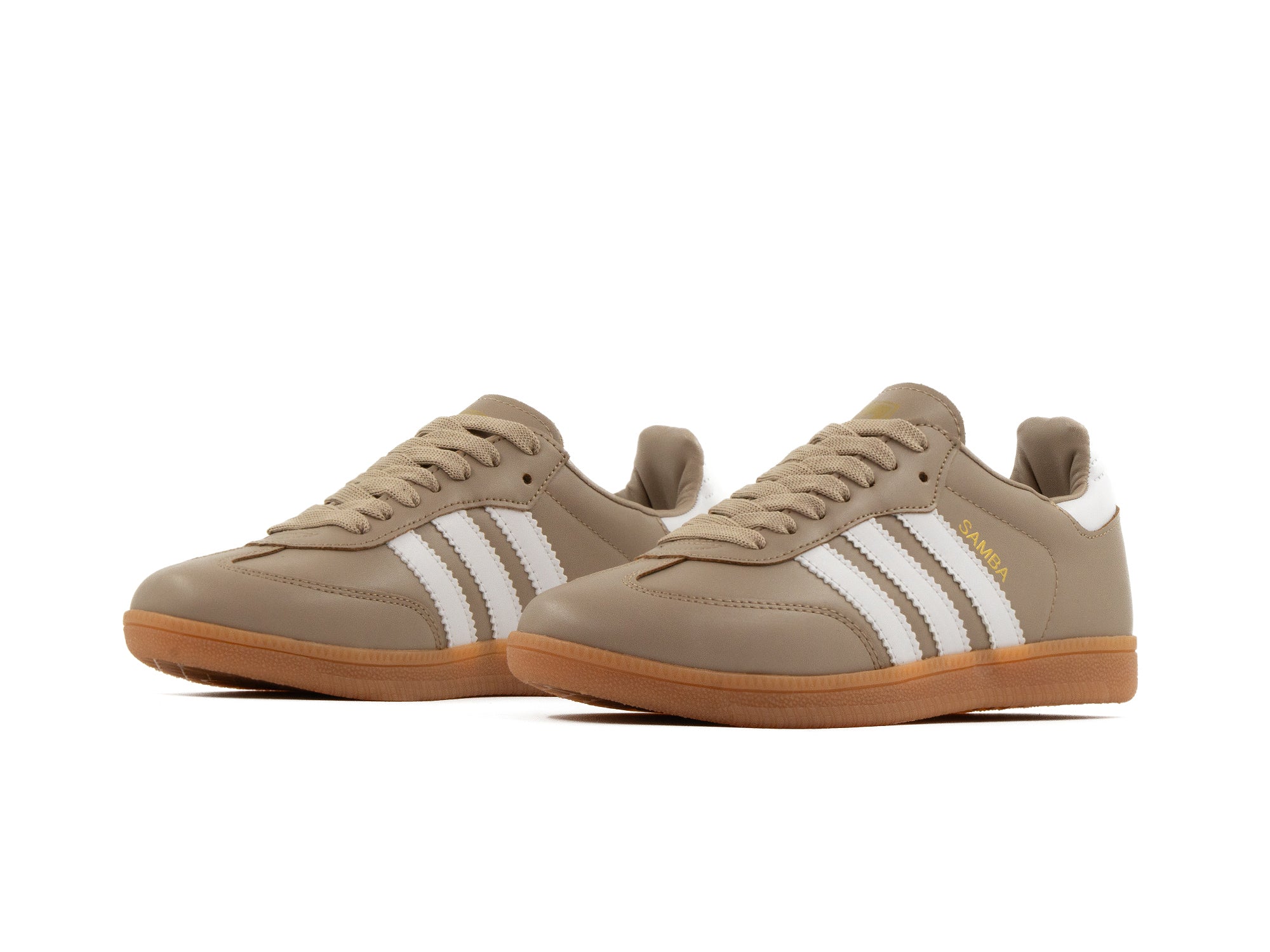 Tenis Samba Beige Blanco