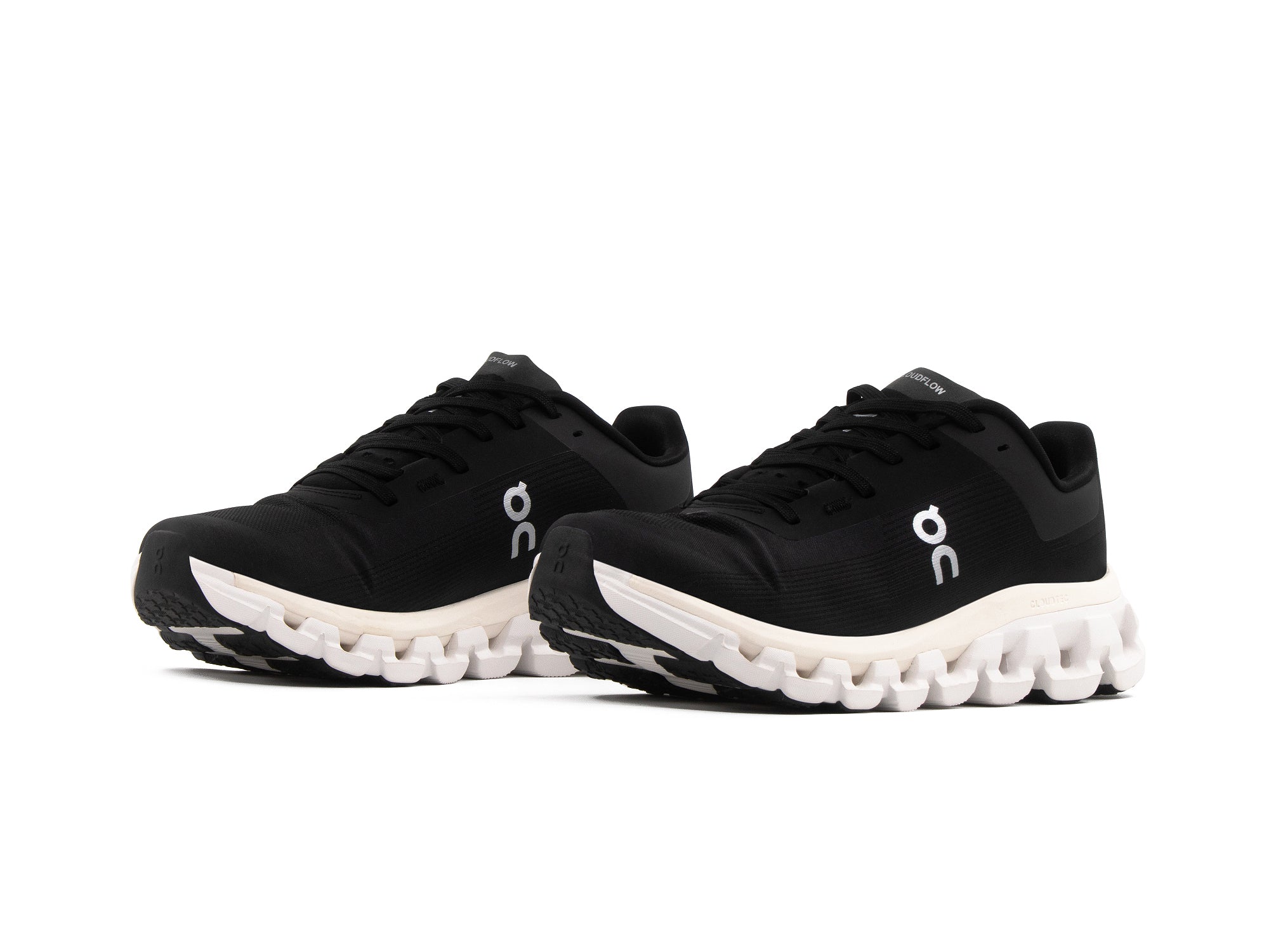 Tenis On Cloud Flow 4 Negro Blanco Importado
