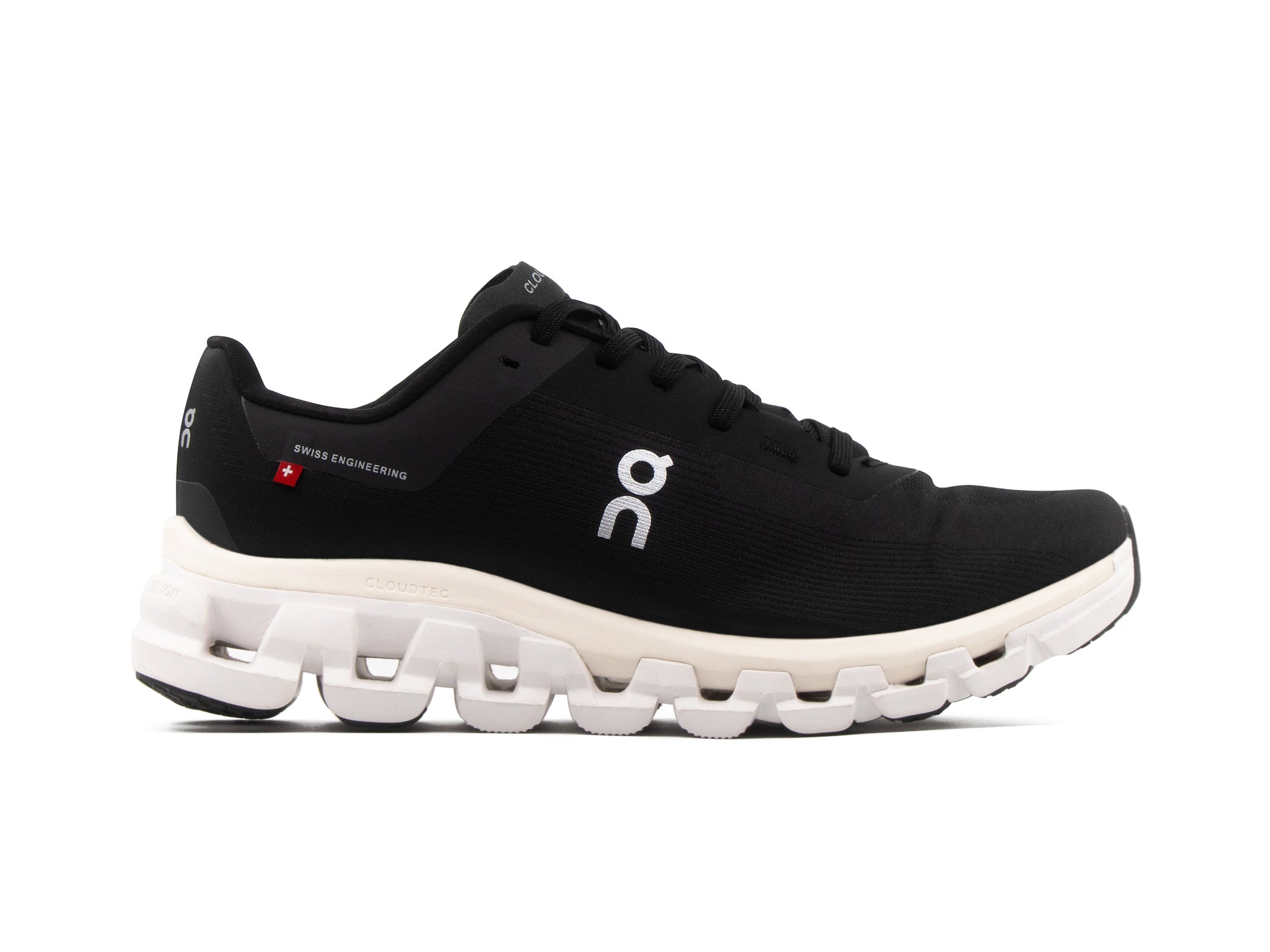 Tenis On Cloud Flow 4 Negro Blanco Importado