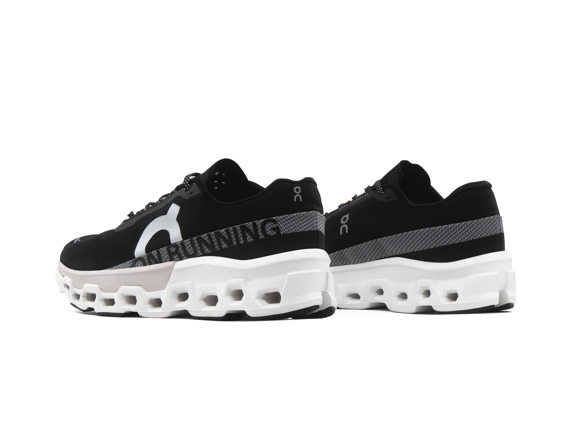 Tenis On Cloud Monster 2 Negro Blanco Importado