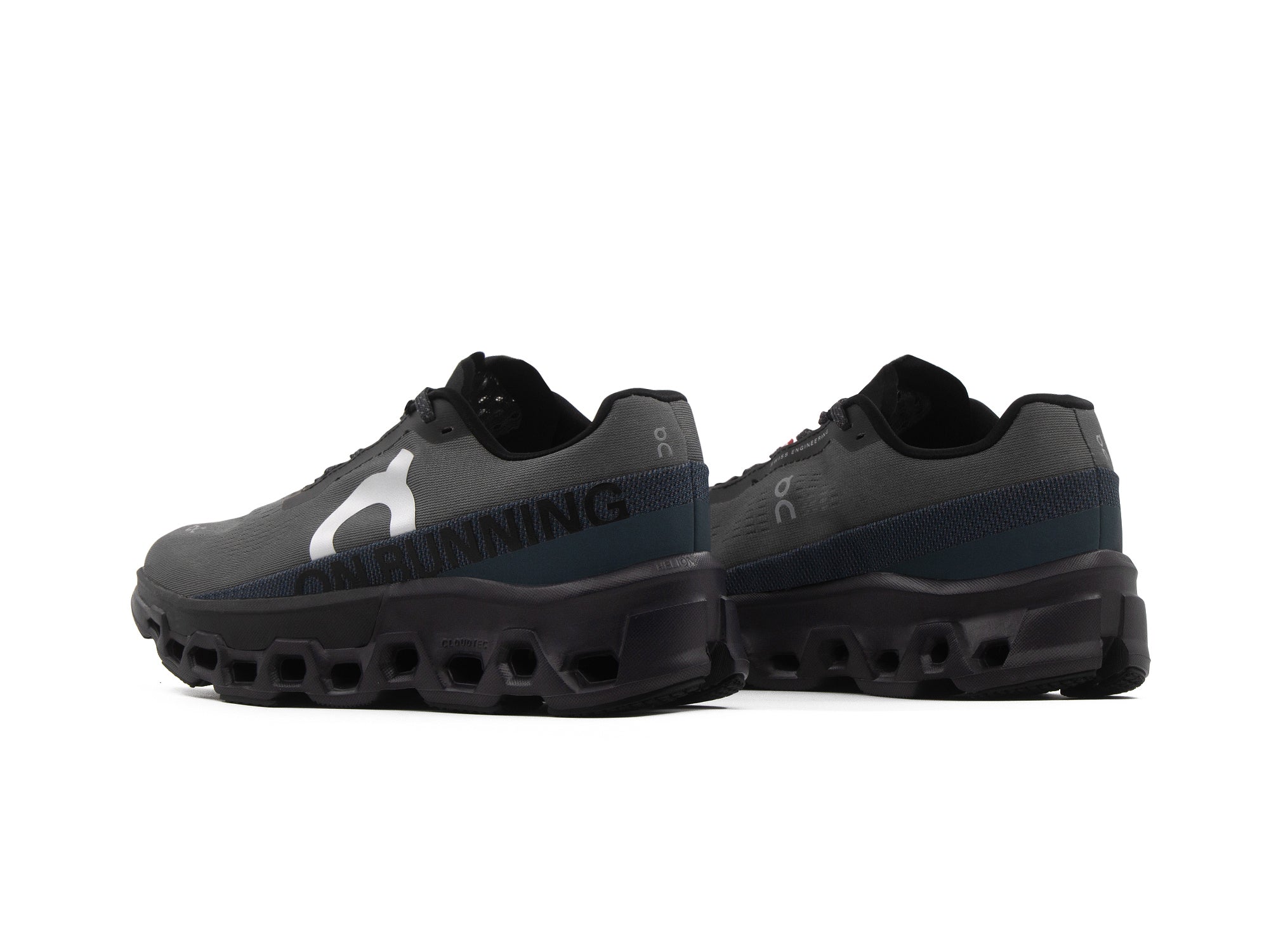 Tenis On Cloud Monster 2 Negro Oxford Importado
