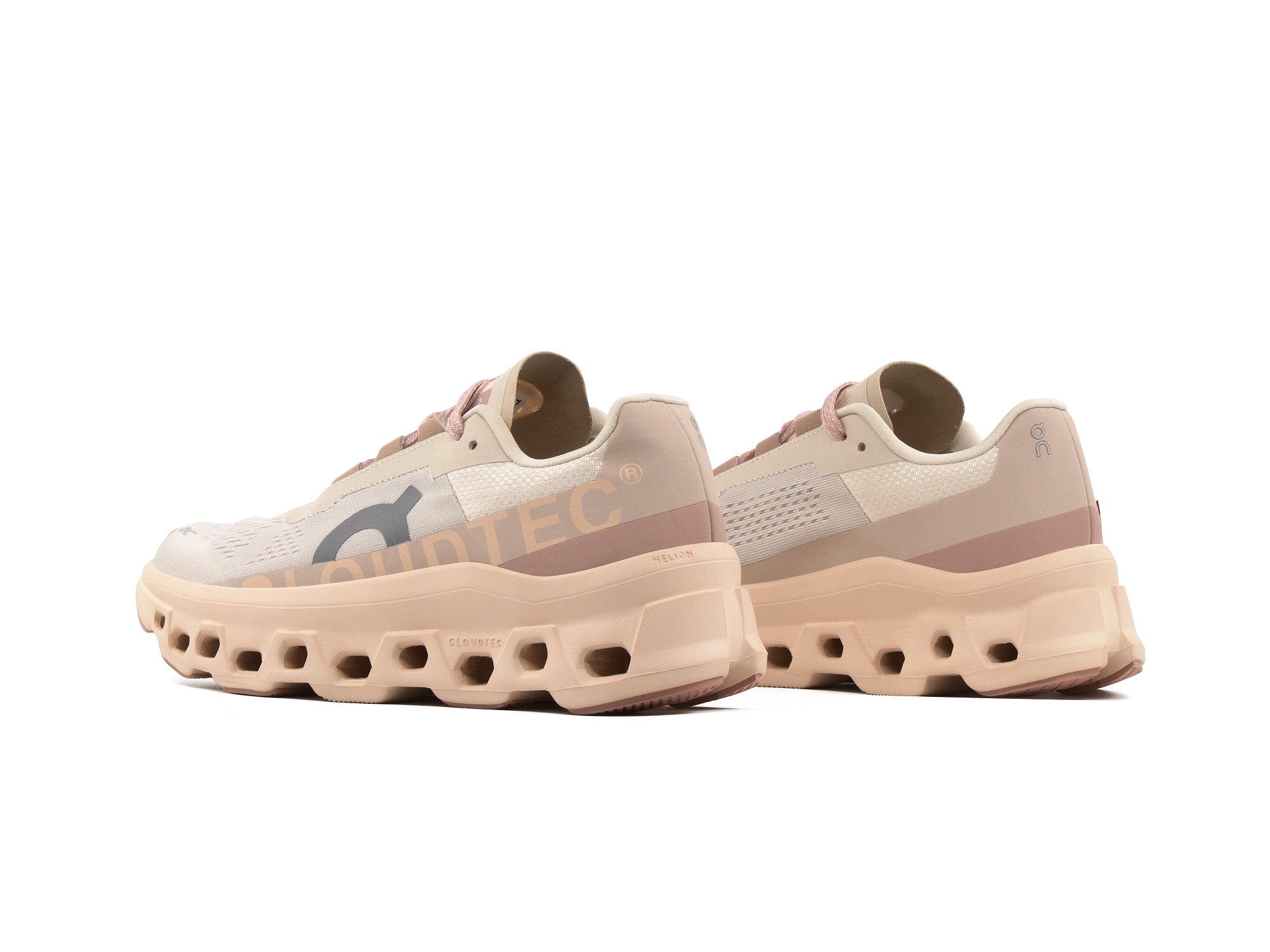 Tenis On Cloud Monster Rosa Neutro Importado