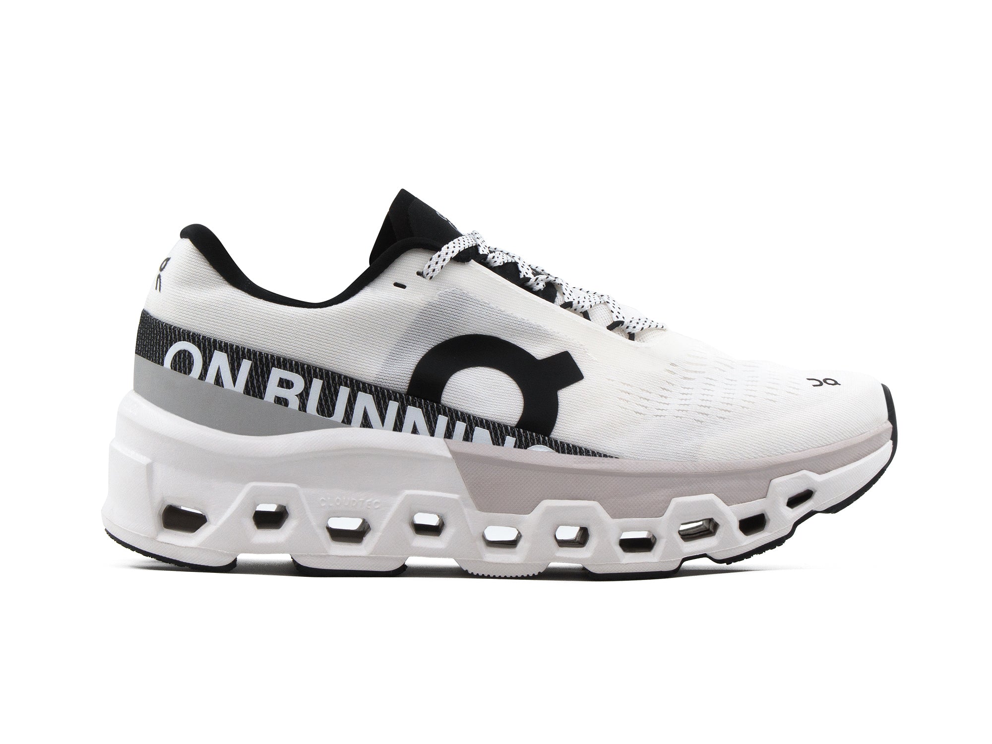 Tenis On Cloud Monster 2 Blanco Negro Importado