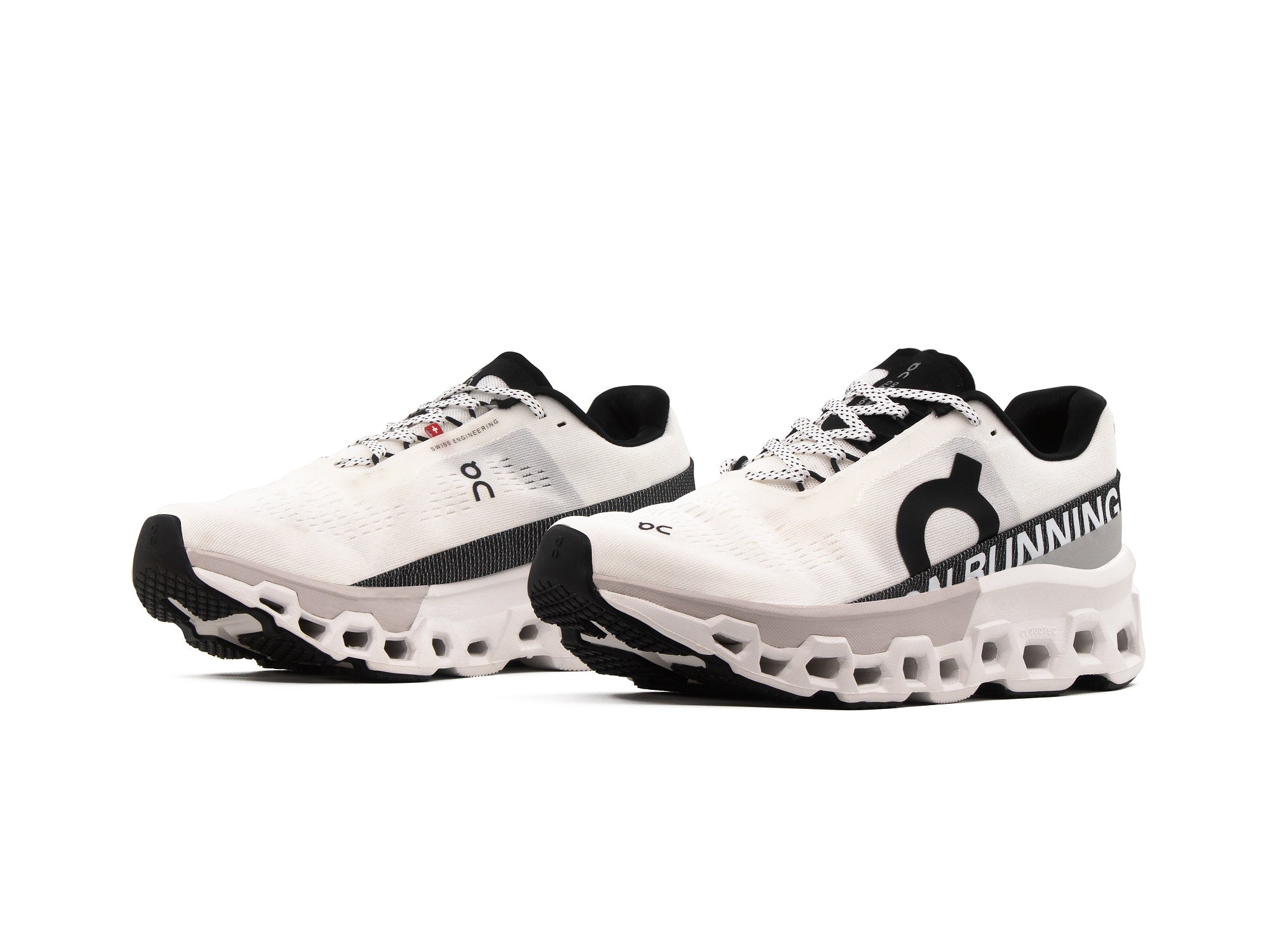 Tenis On Cloud Monster 2 Blanco Negro Importado