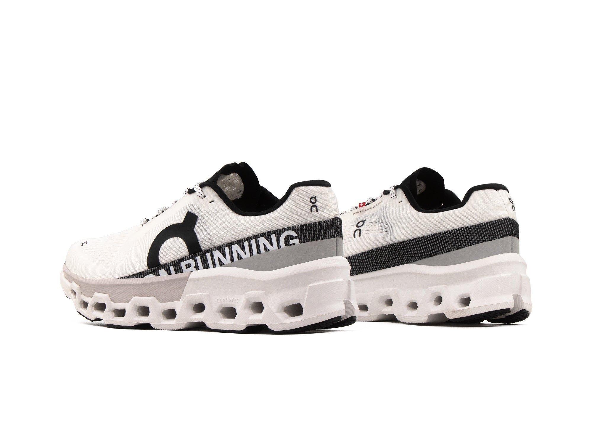 Tenis On Cloud Monster 2 Blanco Negro Importado